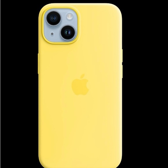 NWT Original Apple IPhone 14 Silicone Case Cover MagSafe Sunglow - Picture 5 of 11